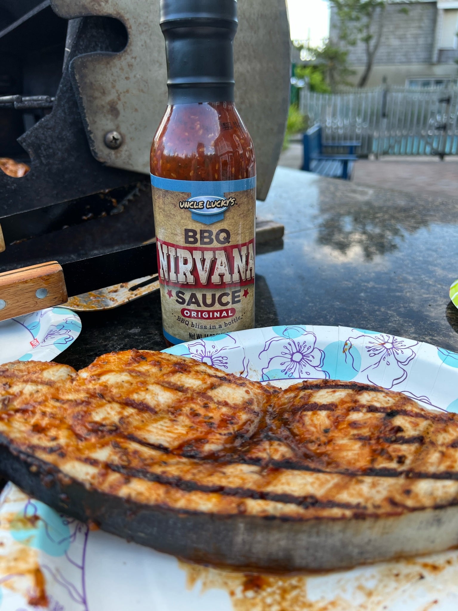 Grilled BBQ Swordfish